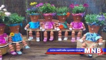 Өвөрмөц цэцгийн ваар 