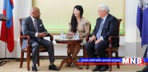 Нийслэлийн Засаг дарга АНУ-ын Денвер хотын Захирагч Майкл Ханкокыг хүлээн авч уулзлаа
