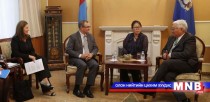 Дэлхийн банкны Монгол Улс дахь Суурин төлөөлөгч Жэймс Андерсоныг хүлээн авч уулзлаа