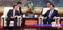 Ерөнхийлөгч Ц.Элбэгдоржид БХАТИХ-ын Байнгын хорооны дарга Жан Дөзян бараалхав