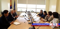 Ардчиллын төлөөх үндэсний сангийн олон улсын хөтөлбөр хариуцсан дэд ерөнхийлөгчийг хүлээн авч уулз..