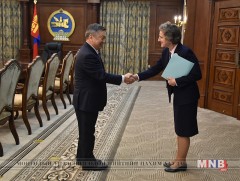 УИХ-ын дарга З.Энхболд Элчин сайд Ж.Гаалтыг хүлээн авч уулзав
