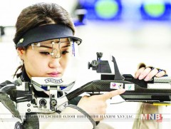 Г.Нандинзаяа 10 метрийн хийн урт бууны тэмцээн 20:30 цагт эхэлнэ