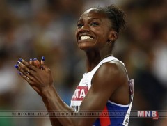 Эмэгтэйчүүдийн уртын харайлтын төрөлд АНУ-ын тамирчин түрүүллээ