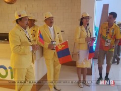 Монголын баг тамирчид олимпийн наадмын нээлтийн өмнө