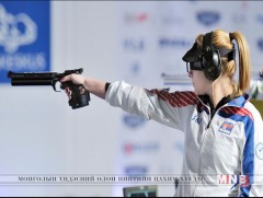 Спорт гар бууны дасгалд Сербийн тамирчин тэргүүлж байна