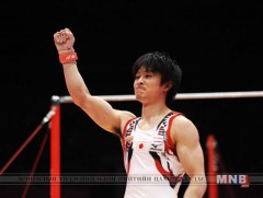 Японы гимнастикч Утимура олимпийн хошой аварга боллоо