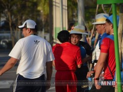 Чөлөөтийнхөн тамирчдын тосгонд бэлтгэлээ базааж байна