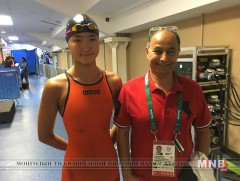 Рио 2016: Усан сэлэлтийн тамирчин Б.Есүй Монгол Улсын рекордыг шинэчиллээ /Бичлэг/