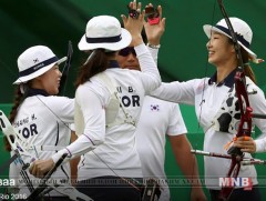 Рио 2016: Байт харвааны төрөлд БНСУ-ын баг тамирчид хос алтан медаль хүртлээ