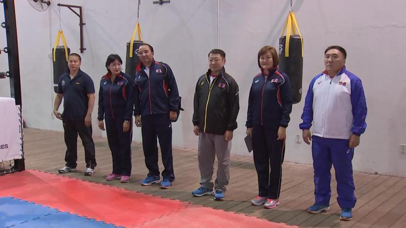 Монголын баг тамирчид Волта-Редонда хотод