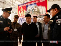 Хотын дарга цэрэг татлагын явцтай танилцлаа