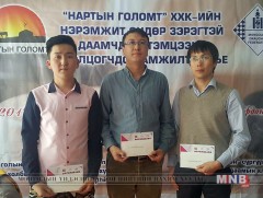 Монгол Улсын гавьяат тамирчин Д.Эрдэнэбилэг түрүүллээ