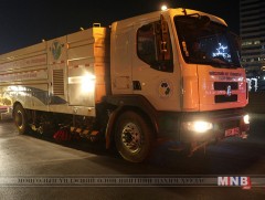 Улаанбаатар хотын зам талбайг угааж эхэллээ