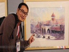 С.Мөнхбаатар олон улсын усан будгийн зургийн тэмцээнд түрүүллээ