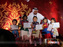 Монгол Улсын тамирчин, зургаан настай М.Ялгуун Ази тивийн аварга болов