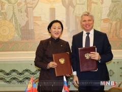 ОХУ-ын Спортын яамтай хамтран ажиллах Санамж бичигт гарын үсэг зурлаа