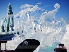 Монголын мөсөн барималчид урд хөршид болсон тэмцээнд аваргалав