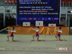 Аэробик гимнастикийн улсын аварга шалгаруулах тэмцээн Орхон аймагт боллоо