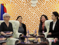 Ш.Анхмаа НҮБ-ын Суурин төлөөлөгч Биата Транкманыг хүлээн авч уулзав