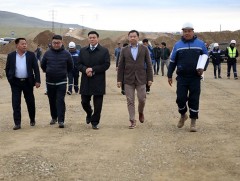 Налайхын авто замын ажил төлөвлөсөн графикийн дагуу явж байна