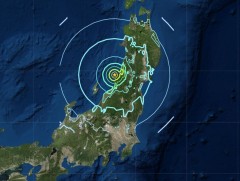 Японы хойд нутгуудад 6,7 магнитудын хүчтэй газар хөдөллөө