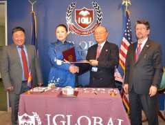 МҮОНРТ АНУ-ын их сургуультай хамтран ажиллах санамж бичигт гарын үсэг зурлаа