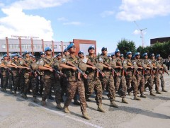 Төрийн цэргийн болон хууль сахиулахын бүрэлдэхүүн жагсаалын бэлтгэлээ хангаж байна