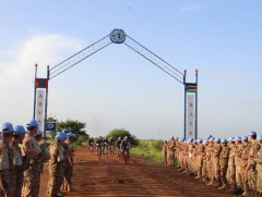 Цэнхэр дуулгатнууд дугуйтай эргүүл хийв