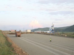 Налайхын 20.9 км авто замын ажил 40 орчим хувийн гүйцэтгэлтэй байна