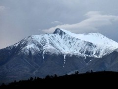Тэргэнцэртэй бүсгүйчүүд 3491 метр өндөр Мөнх сарьдаг Саяаны нурууны оргилд авирна