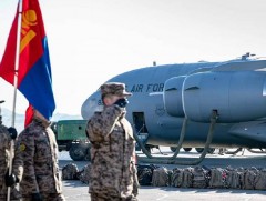 АНУ, Их Британийн цэргийн багтай хамтарсан сургалт хийв