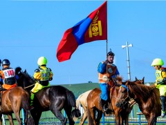 Баяр наадмын хурдан Их насны морьдын уралдаан /шууд/