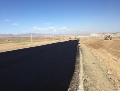 Манзушир чиглэлд одоогоор таван км авто замын хучилтыг хийжээ 