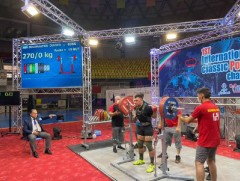 Б.Дүвжид Сонгодог пауэрлифтингийн аварга шалгаруулах олон улсын тэмцээнээс алтан медаль хүртлээ