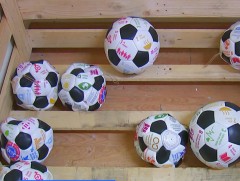 Сарлагийн ширээр хийсэн бөмбөгийг олон улсын зах зээлд гаргаж эхэлжээ 