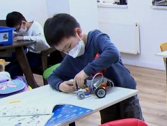 6-8 насны хүүхдүүд робот зохион бүтээж сурч байна