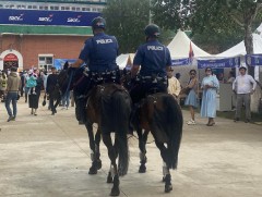 Төв цэнгэлдэх хүрээлэнд дөрвөн чиглэлд морьт эргүүл үүрэг гүйцэтгэж байна