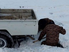 Малчдад тэжээл хүргэж зам гаргалаа