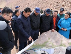 Ерөнхийлөгч У.Хүрэлсүх Эрдэнэбүрэнгийн усан цахилгаан станц баригдах талбарт ажиллалаа