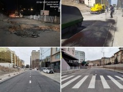 Засвар, арчлалтын ажил хийгдсэн авто замын хэвтээ тэмдэглэлийг шинээр хийжээ 
