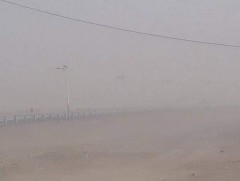 Говь-Алтай аймгийн Бугат суманд салхины дундаж хурд 34 м/с хүрч салхилж байна