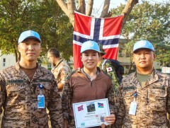 Энхийг сахиулагчдын дунд зохион байгуулсан маршийн тэмцээнд тэргүүллээ 