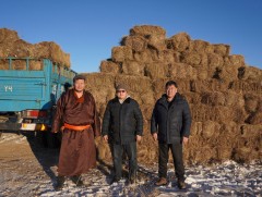 Улсын харцага Л.Пүрэвжав 2000 боодол өвс хандивлалаа 