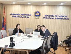 Сингапурын хамтын ажиллагааны байгууллагын зөвлөх үйлчилгээний багтай цахим уулзалт зохион байгуул..