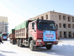 Баянхонгор, Төв аймгийн сумдад хүрэх тэжээлийн буудайн цуваа хөдөллөө