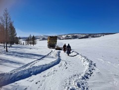 Жаргалант суманд хээр тал газраараа цасны зузаан 34-63 см, гуу жалганд 120 см байна