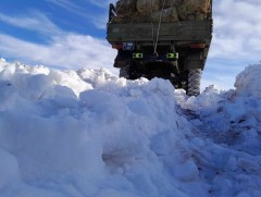 Цасны нурангид дарагдсан замыг нээжээ 