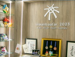 “Улаанбаатар 2023” Зүүн Азийн залуучуудын наадмын үзмэрийн булан дэлгэгдлээ