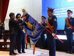 НОБГ-ыг “Цэргийн гавьяаны улаан тугийн одон”-оор шагналаа